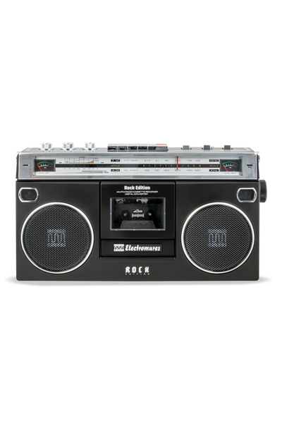 Electromures Boxă Bluetooth cu casetofon, radio FM/AM, EM 1013, USB, TF, ediție rock