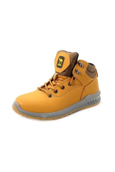 art.mas Work Boots, SB, FO, SRC, Nubuck Leather, Steel Toe Cap, Size 41,