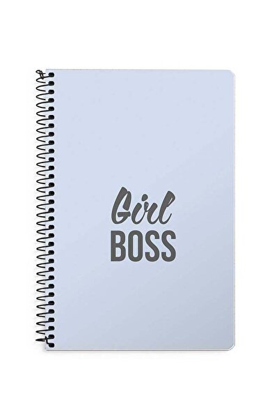 Stylizedd دفتر ملاحظات حلزوني A5 مصمم، دفتر ملاحظات، دفتر يوميات، أزرق