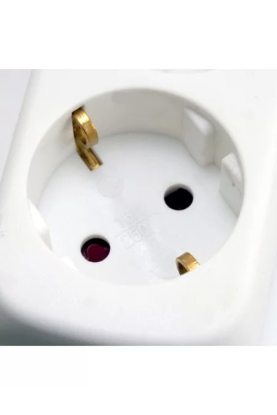 beorol Elektrický prodlužovací kabel s vypínačem, uzemněním a dětskou ochranou, 5 zásuvek, kabel 5 m