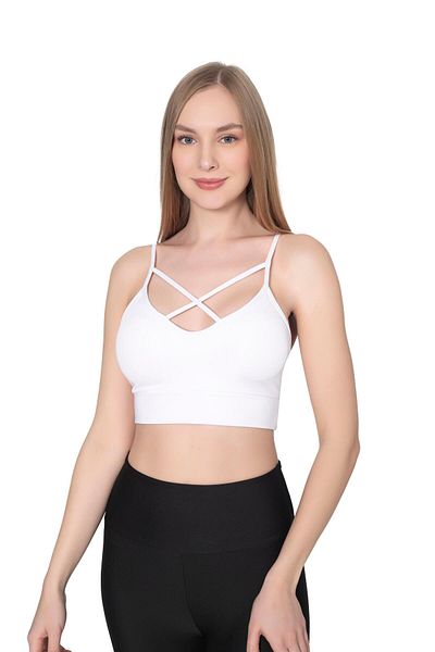PINKHAN 1052 Front Cross Bustiers for Women