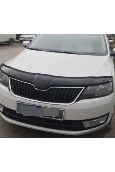 Lumi LUXURY Deflector capota negru lucios compatibil Skoda Rapid 2012-2019 Co...