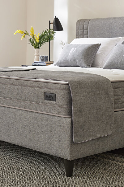 Puffy Hydro Cotton & Revien Yatak, Baza, Başlık 3'lü Set