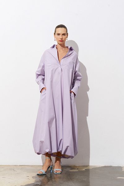 Merve DAĞLI Aria Balloon Poplin Dress