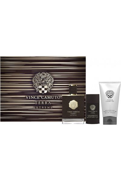 Vince Camuto Terra Extreme for Men Set EDP 100Ml with Deodorant Stick 71G with Hair & Bw 150Ml