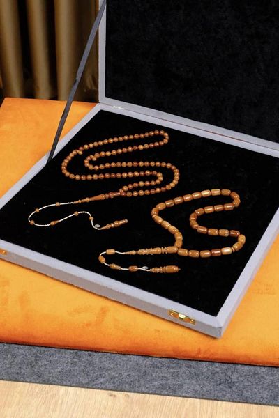 dergah tesbih Master Yusuf Cevher Collectible Kuka Rosary (2-Piece Set)