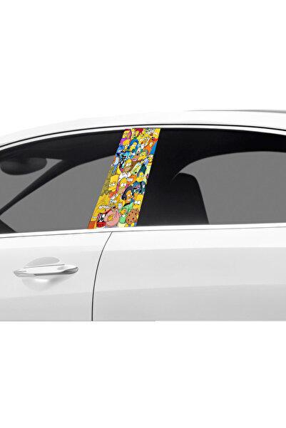 Çağlayan Reklam Araç Kapı Direk Kaplama Folyosu Simpsonlar Desenli (SAĞ SOL T...