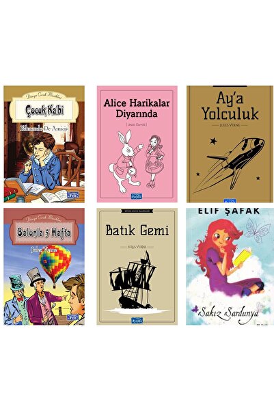 Parıltı Yayınları Sakız Sardunya Ortaokul 6 Kitap Set