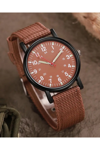 NovaTick Sporty Canvas Men's Wrist Watch with Cord