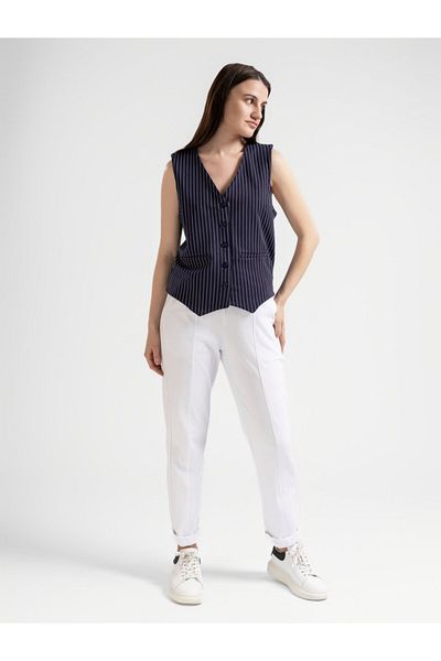 Bumbăcel Women's striped cotton vest