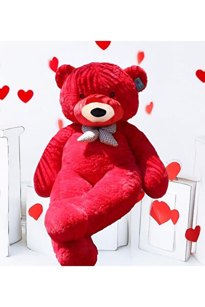 Solemia Premium 90 cm Plush Bear and Star Balloon, White Plush Teddy Bear Bouquet in Hologram Presentation