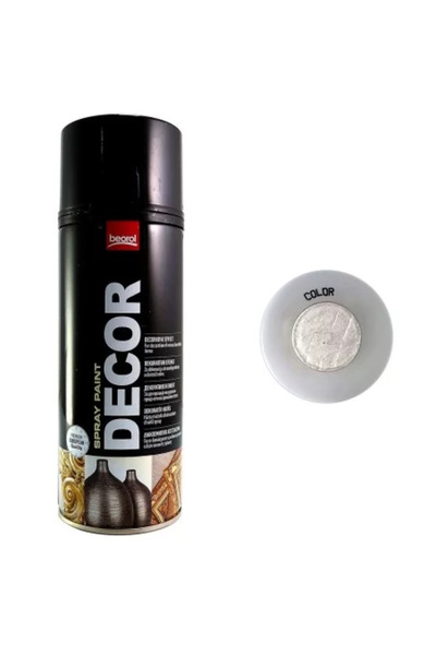 beorol Acrylic Spray Paint Deco Silver, Silver 400ml