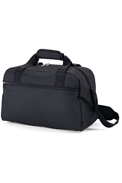 Benzi Geantă de voiaj, Dungi, BZ 5528 - 40 cm, Negru