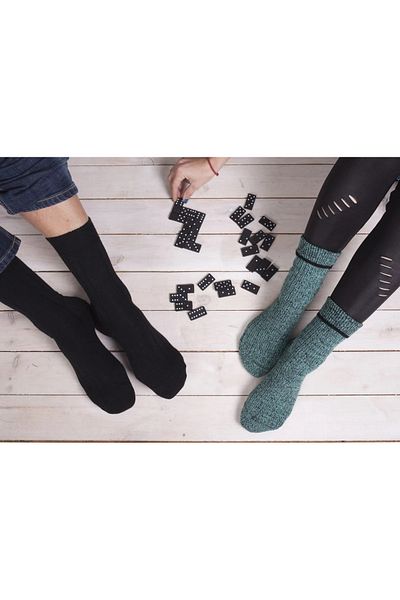 Pirin Hill Thick Wool Socks Black