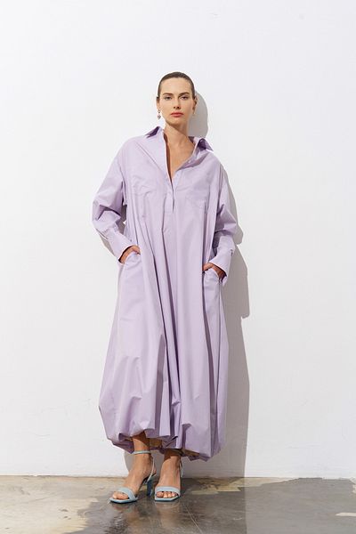 Merve DAĞLI Aria Balloon Poplin Dress