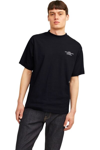 Jack & Jones Tricou JACK & JONES Blachad Branding SN - 12259357-Μαύρο