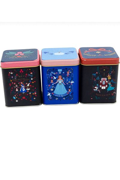 FARALYAHOME Square Metal Storage Container 75X75 Set of 3, Tales