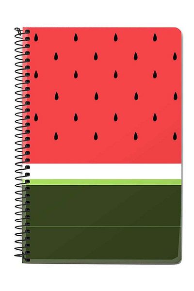 Stylizedd Minimal Watermelon A5 Spiral Notebook