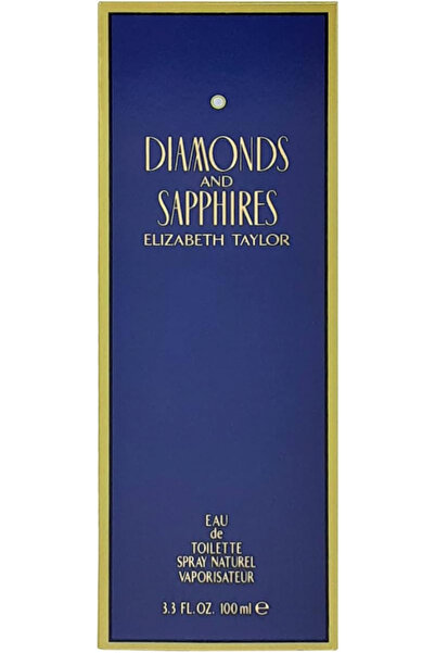 Elizabeth Taylor عطر دايموندز آند سافيرز للنساء - أو دو تواليت، 100 مل