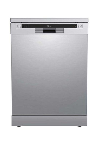 Midea Dish Washer 12 Place Settings 7 Programs Half Load Delay Child Lock Color Silver