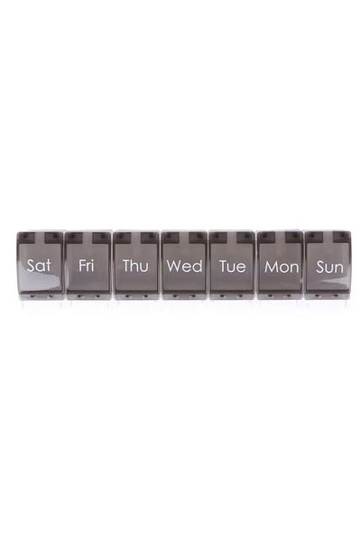 Atrium Pill Box – 7-Compartment Weekly Travel Organizer