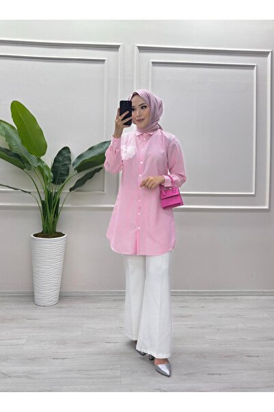 moda acar Daisy Detailed Tunic