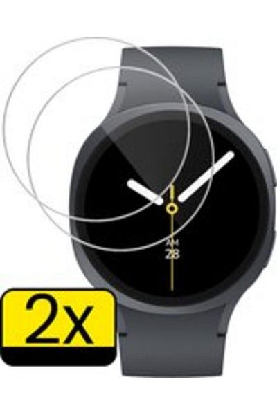 Ecr Mobile 9H Nano Screen Protector Compatible with Samsung Watch 8 40mm (2 Pieces)