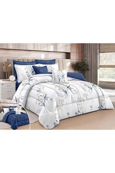 RedRosa Luxurious double bed sheet set, printed, made of microfiber, size 240*260 cm