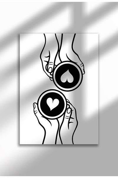 21mxm Unframed Kitchen Wall Art - Coffee Lover Poster A4