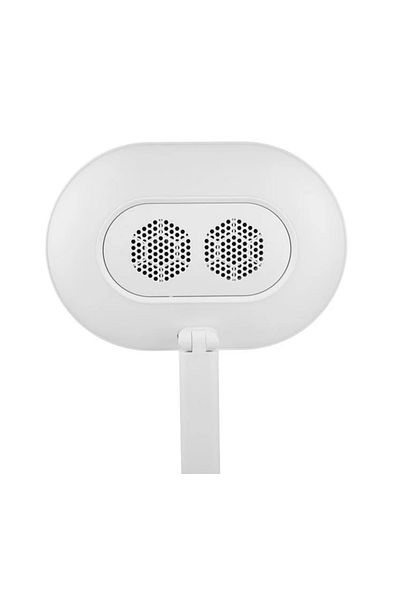 divendi-ro Oval Makeup Mirror, with 56 LED Bulbs and Bluetooth, 23x29cm, white