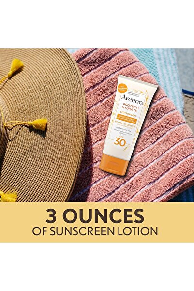 AVEENO لوشن بروتيكت آند هيدريت للوجة بعامل حماية SPF30 من الشمس 88مل