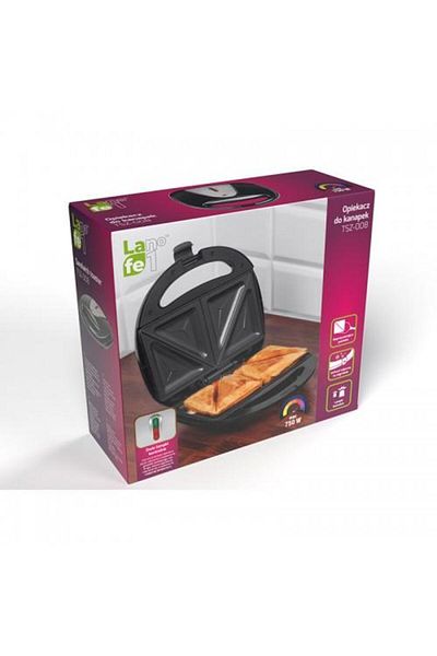 Lafe Sandwich-maker TSZ-008, 750 W, Negru