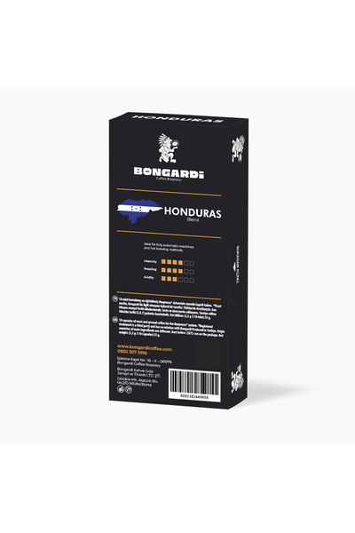 Bongardi Coffee Honduras Blend Aluminum Nespresso Compatible Capsule Coffee