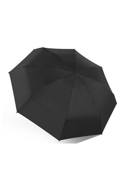 OEM Mini umbrella, sun/rain protection, 230g, folded size - 6x17cm, Black