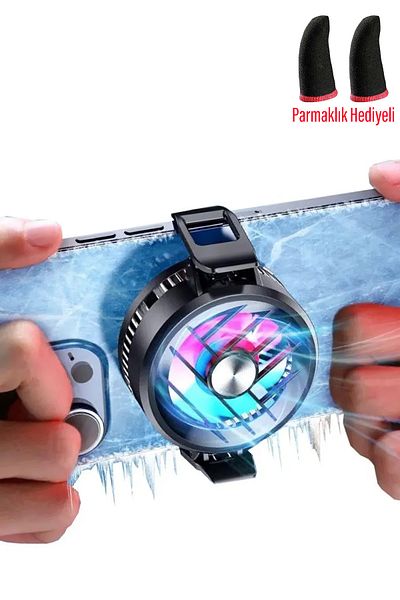 EXENAR Gamer Phone Air Cooling Fan Radiator Silent Fan Phone Cooler Plug Play