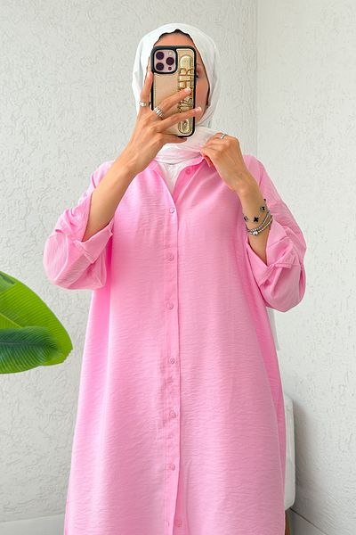 Salih Çelebi Tunica lunga hijab cu nasturi 612139 - ROZ