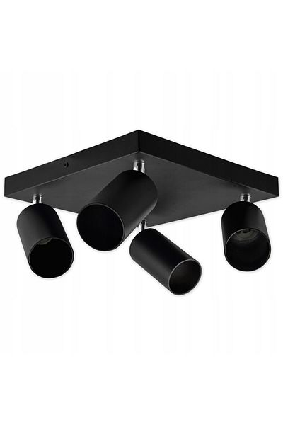 MasterLED Bardo Spotlight 1298-LVT, adjustable, 4xGU10, black, IP20, Masteled
