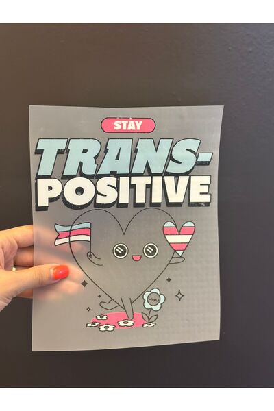 Gönülden Tasarım IMPRIMARE DE TRANSFER DE INIMI STICKABLE CU FIER DE FIER 21X18 CM