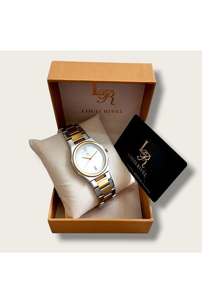 LOUIS RIVEL Stylish modern men's stainless steel watch
