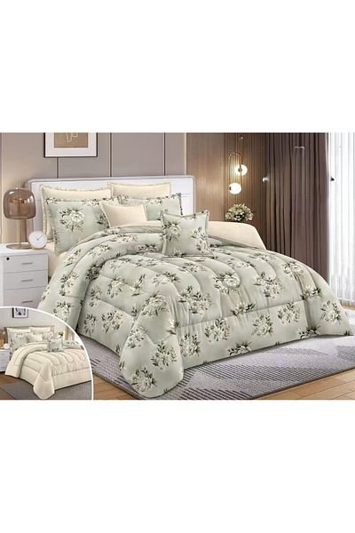 RedRosa Luxurious double bed sheet set, printed, made of microfiber, size 240*260 cm