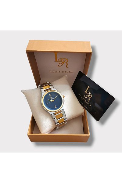 LOUIS RIVEL Stylish modern men's stainless steel watch