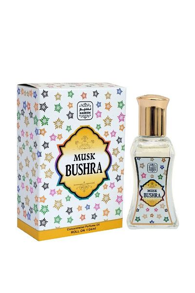 Naseem Musk Bushra Roll On for Men & Women - 24 ml