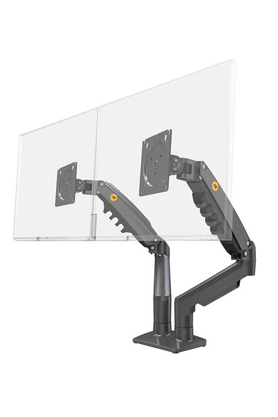 CONOCER North Bayou Nb F160 17-27 "حامل شاشة Vesa مزود بممتص صدمات مزدوج الذراع