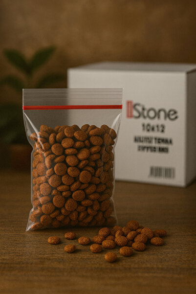 Broken Stone Kilitli Torba Kına Çerez Poşeti 10x12 100 Adet