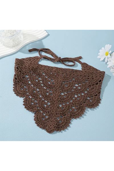 Pina Vintage Crochet Knitted Bandana
