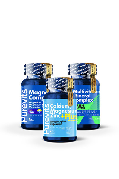 Purevits Günlük Destek Seti – Vitamin, Mineral ve Magnezyum Desteği