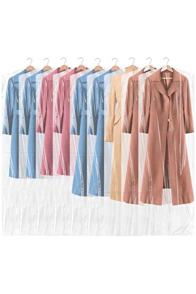 Generic أكياس ملابس بلاستيكية شفافة من باتيلاي، 80 قطعة، مقاس 72 بوصة، لتعليق...