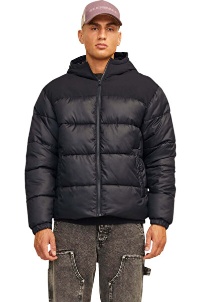 Jack & Jones Κουκούλα Geaca JACK & JONES Moon - 12256882-Μαύρο