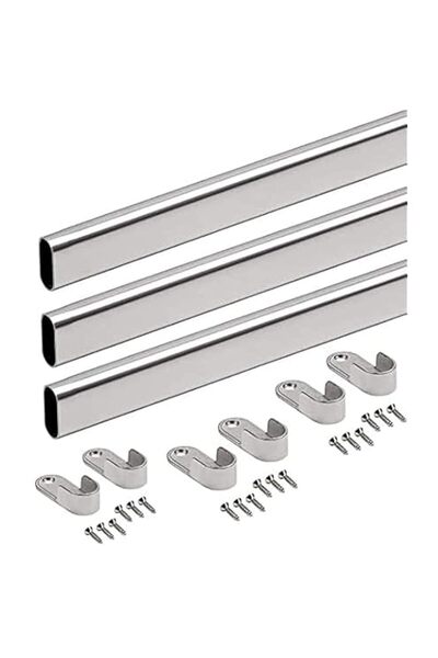 Generic قضيب خزانة ملابس عباسالي ٩٥ سم | قضيب ملابس - منظم للخزانة والدواليب ...