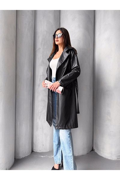 cottonage Women's Belted Overcoat Trench Coat